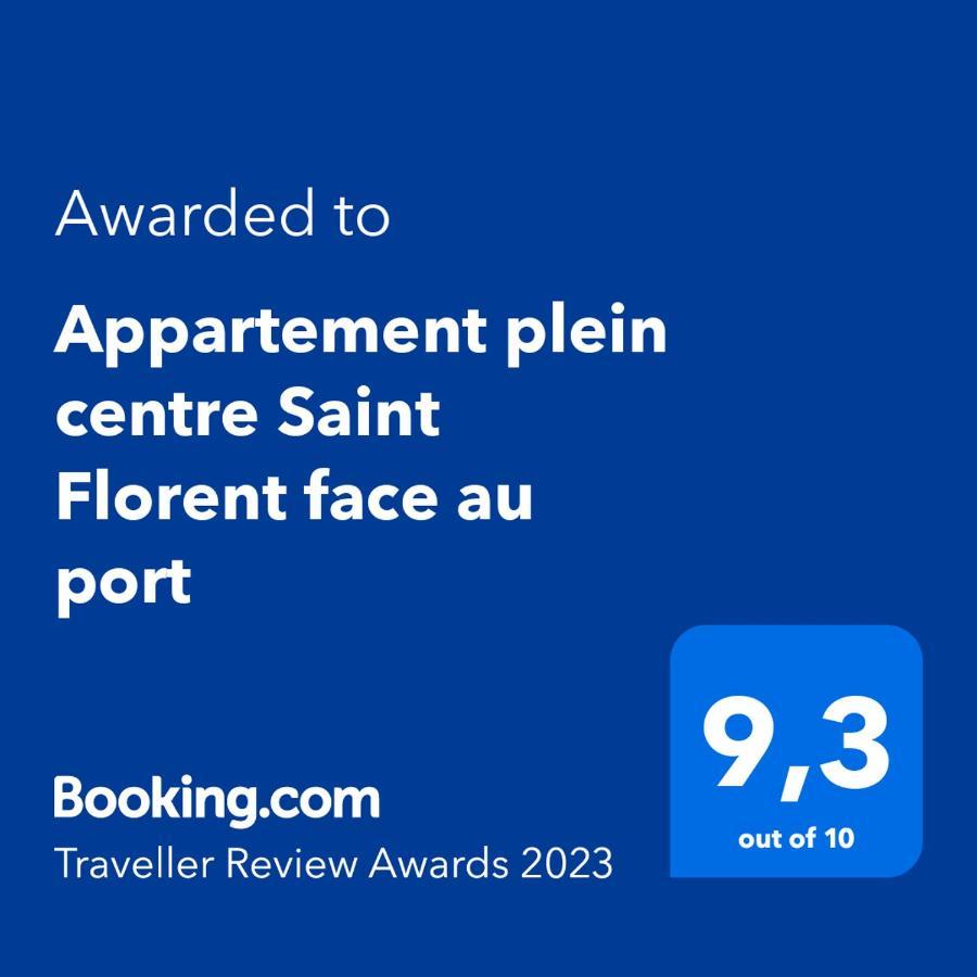 Appartement Plein Centre Saint Florent Face Au Port Ngoại thất bức ảnh